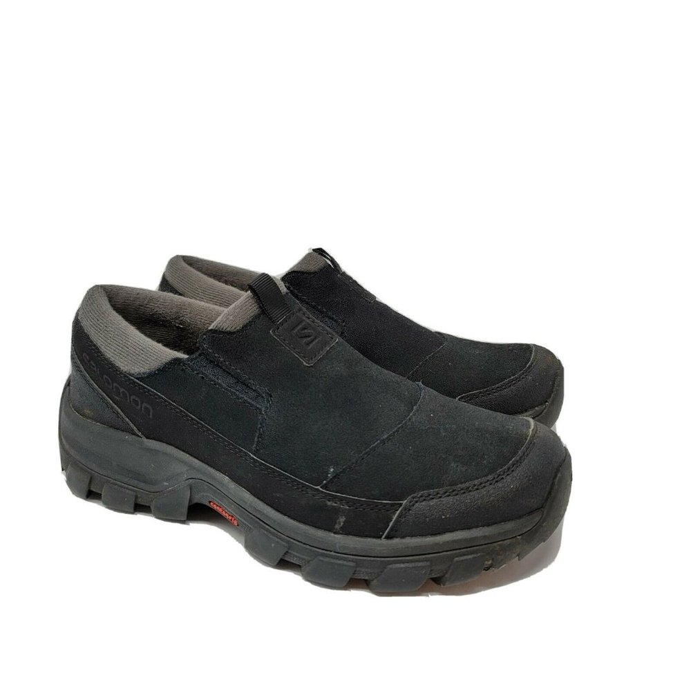 Salomon Mens Black Slip On Comfort Casual Shoe 6.5 - Picture 1 of 10